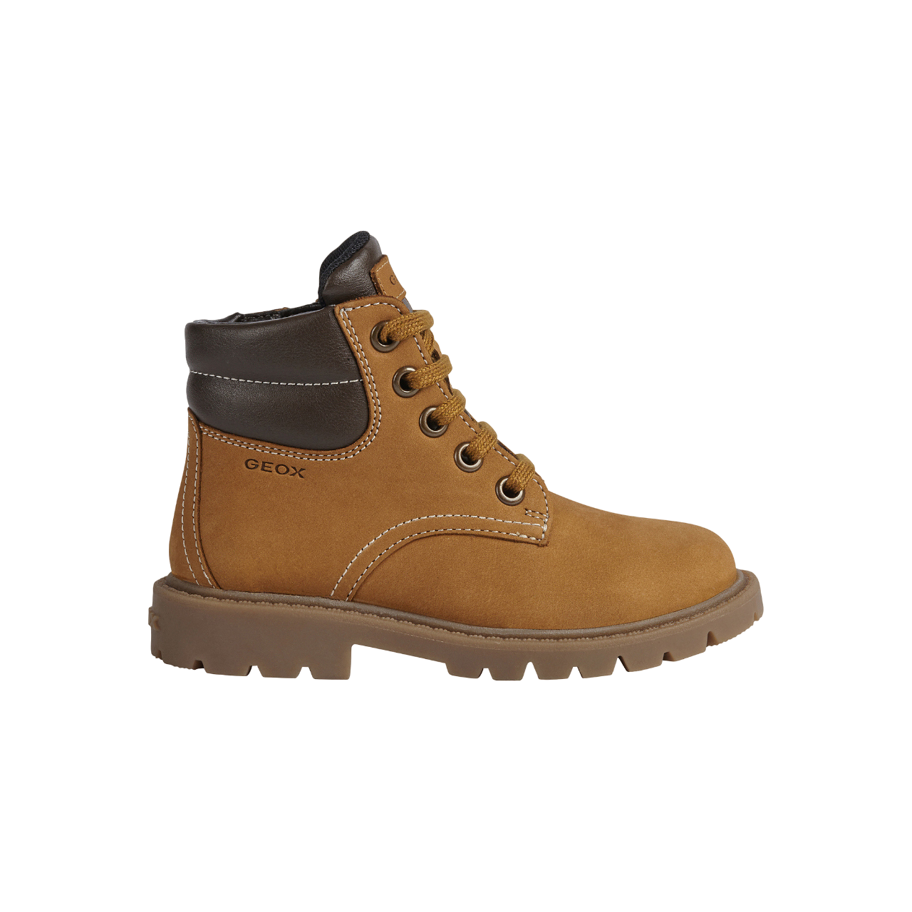 Geox stivaletto boscaiolo da bambino Shaylax in pelle nabuk 