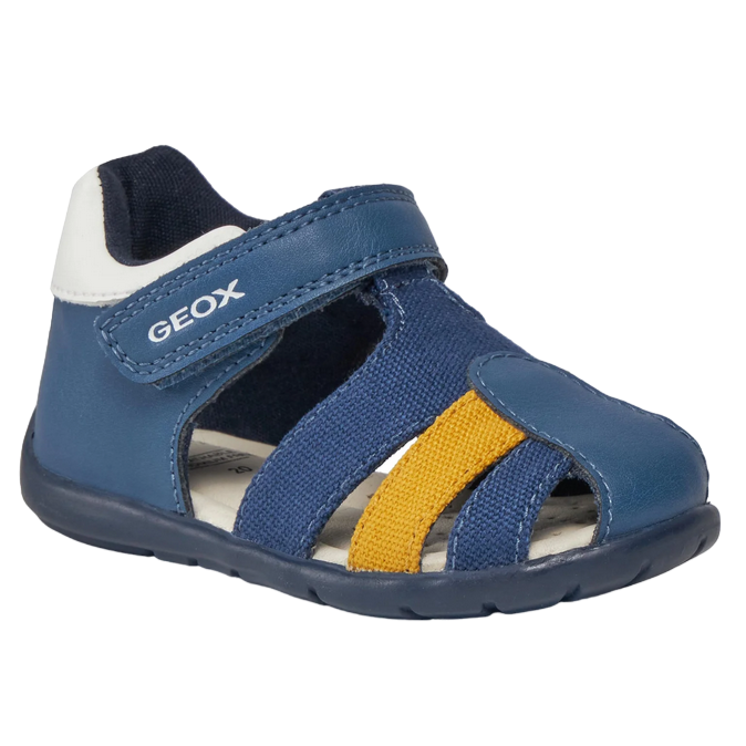 Geox sandalo da bambino Elthan B451PC05410C4B2V blu giallo