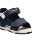 Geox sandalo da bambino Tapuz B450XB 05410 C4211 blu bianco
