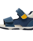 Geox sandalo da bambino Tapuz B450XB 05410 C4B2G
 blu giallo