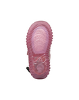 Geox scarpa da bambina con strappo e luci Minny Disney B4661B 0AJ02 C8179 rosa antico-nero