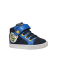 Geox scarpa sneaker alta da bambino Nintendo Supermario Kilwi B46A7B blu-azzurro