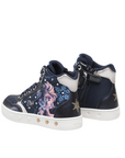 Geox scarpa sneakers da bambina Frozen II Elsa Skylin J268WE 0ANAJ C4256 blu