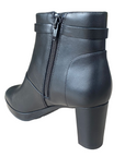 Geox stivaletto da donna con tacco cerniera e fibbietta Walk Pleasure 60 D46TEA nero