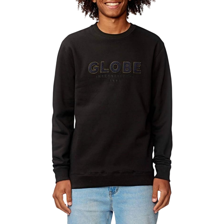 Globe felpa girocollo da uomo Mod V Crew GB01933020 nero