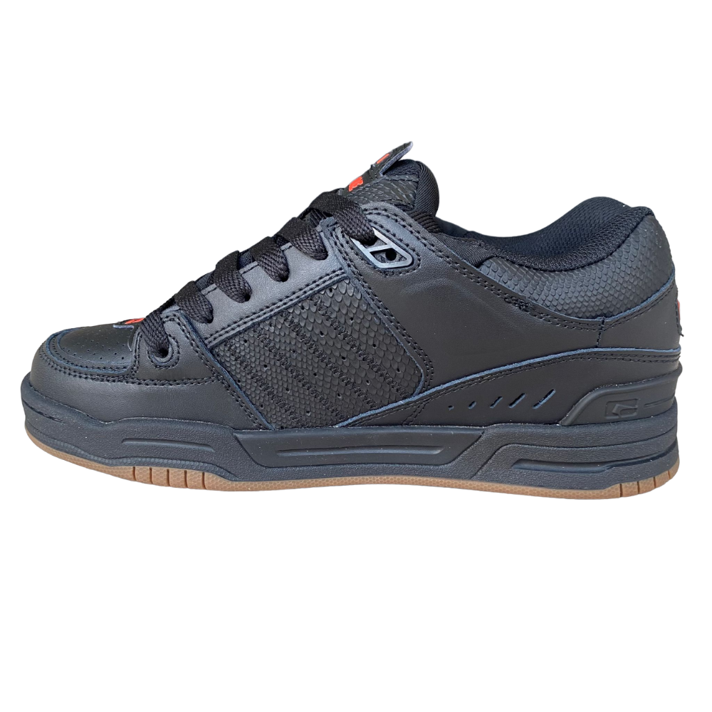 Globe scarpa sneakers da skateboard Fusion GBFUS 20597 nero-rosso