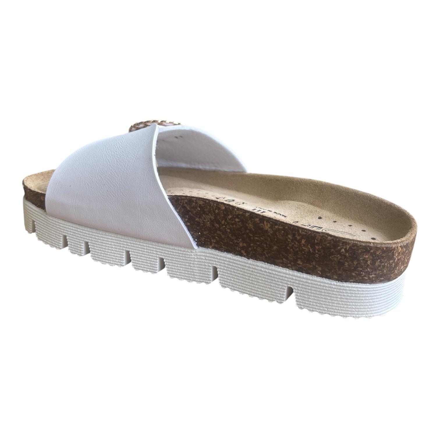 Goldstar Rafting sandalo da donna con fibbia GS6833TP bianco