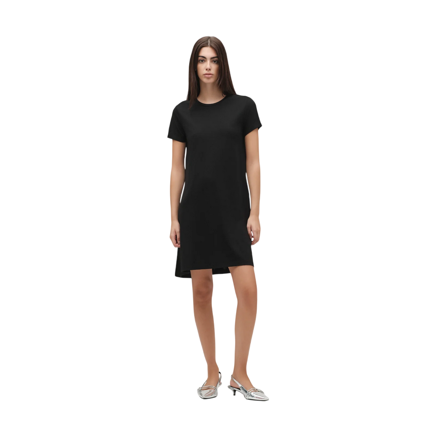 Griffai abito manica corta da donna Punto Milano DGP6454 nero