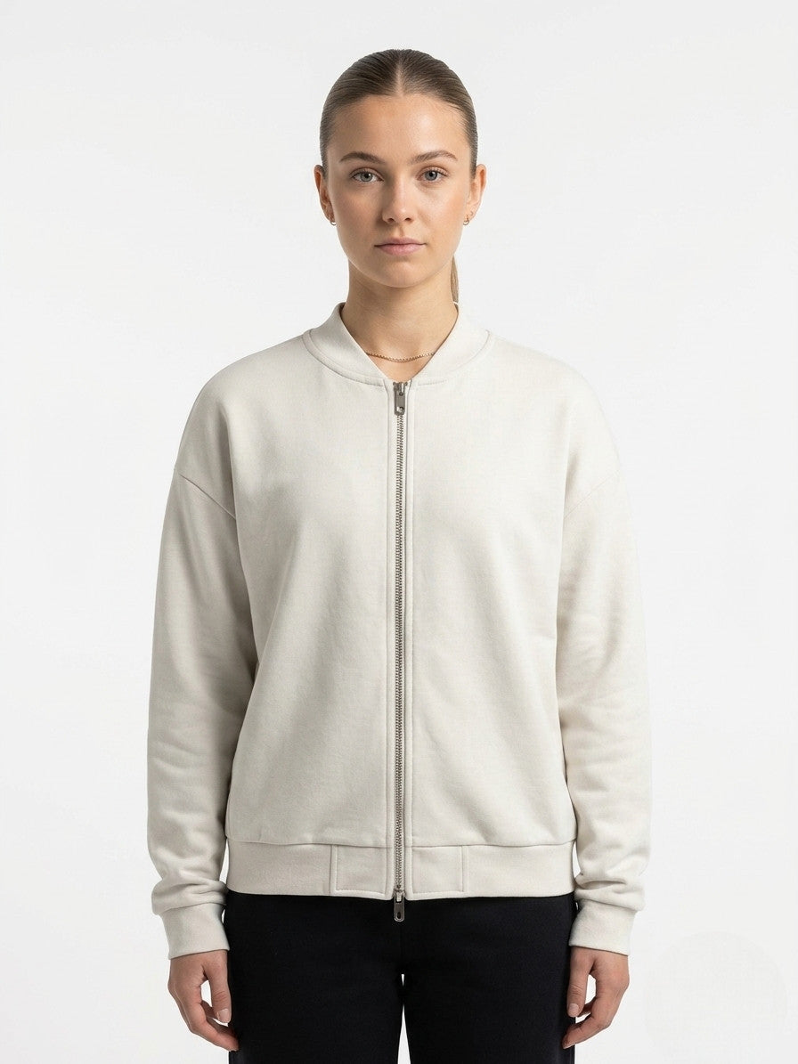 Griffai felpa da donna in Modal leggero DGP7724 perla