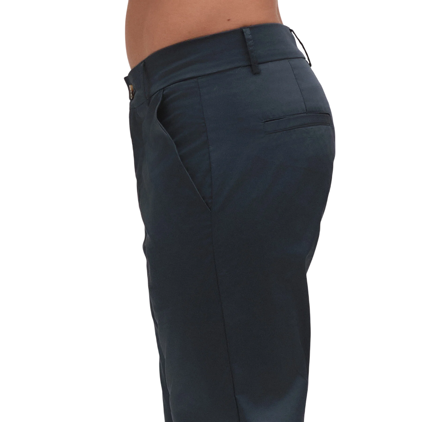 Griffai pantalone capri da uomo in cotone Slim Fit UGP4204 blu