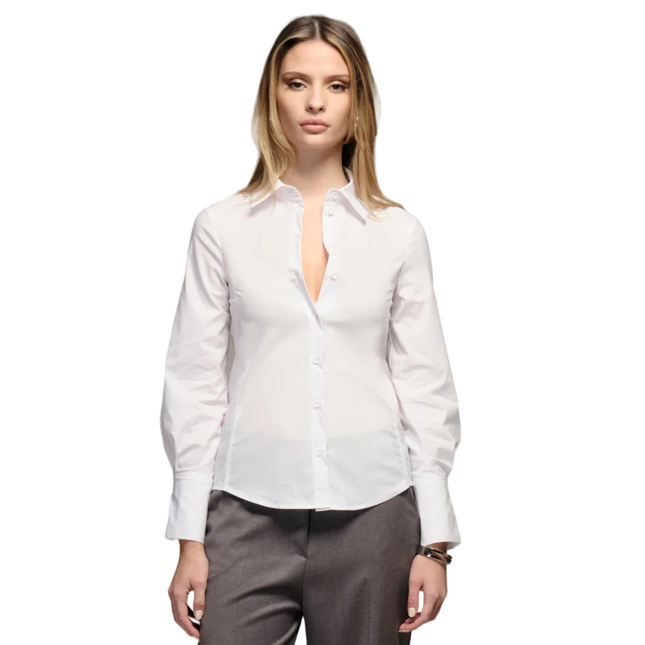 Griffai camicia da donna basic DGF4950 bianco