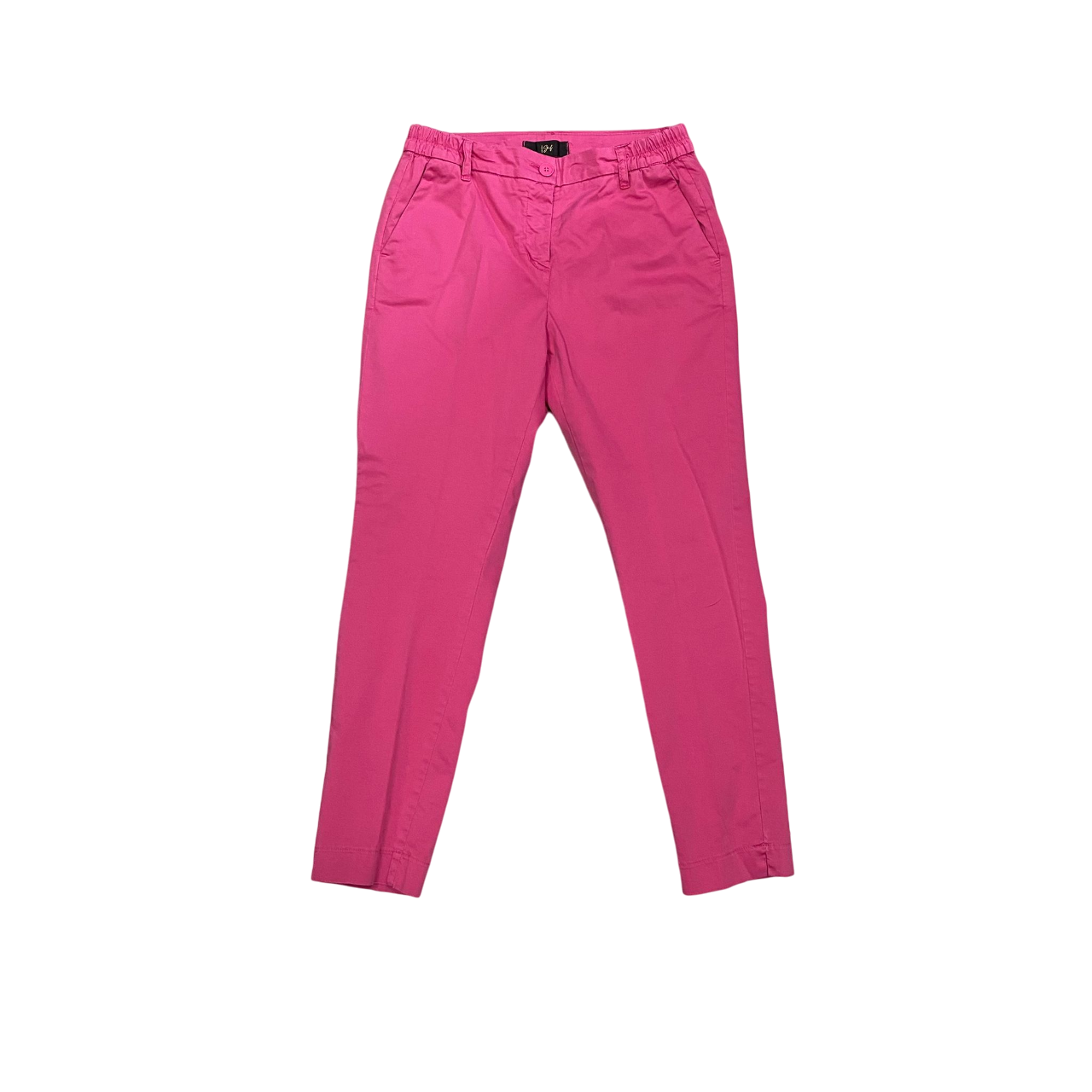 Griffai pantalone da donna Capri con elastico laterale in raso DGP5062 magenta