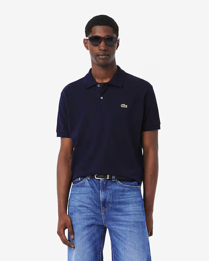 Lacoste Polo Uomo L.12.12 Blu Marine Manica Corta - L1212-00 166