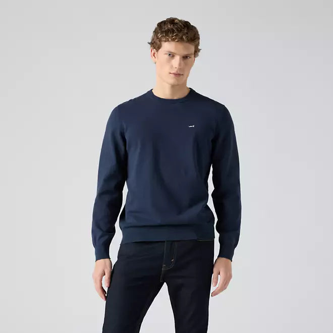 Levi's Maglia da uomo Housemark leggera A72070041 blu