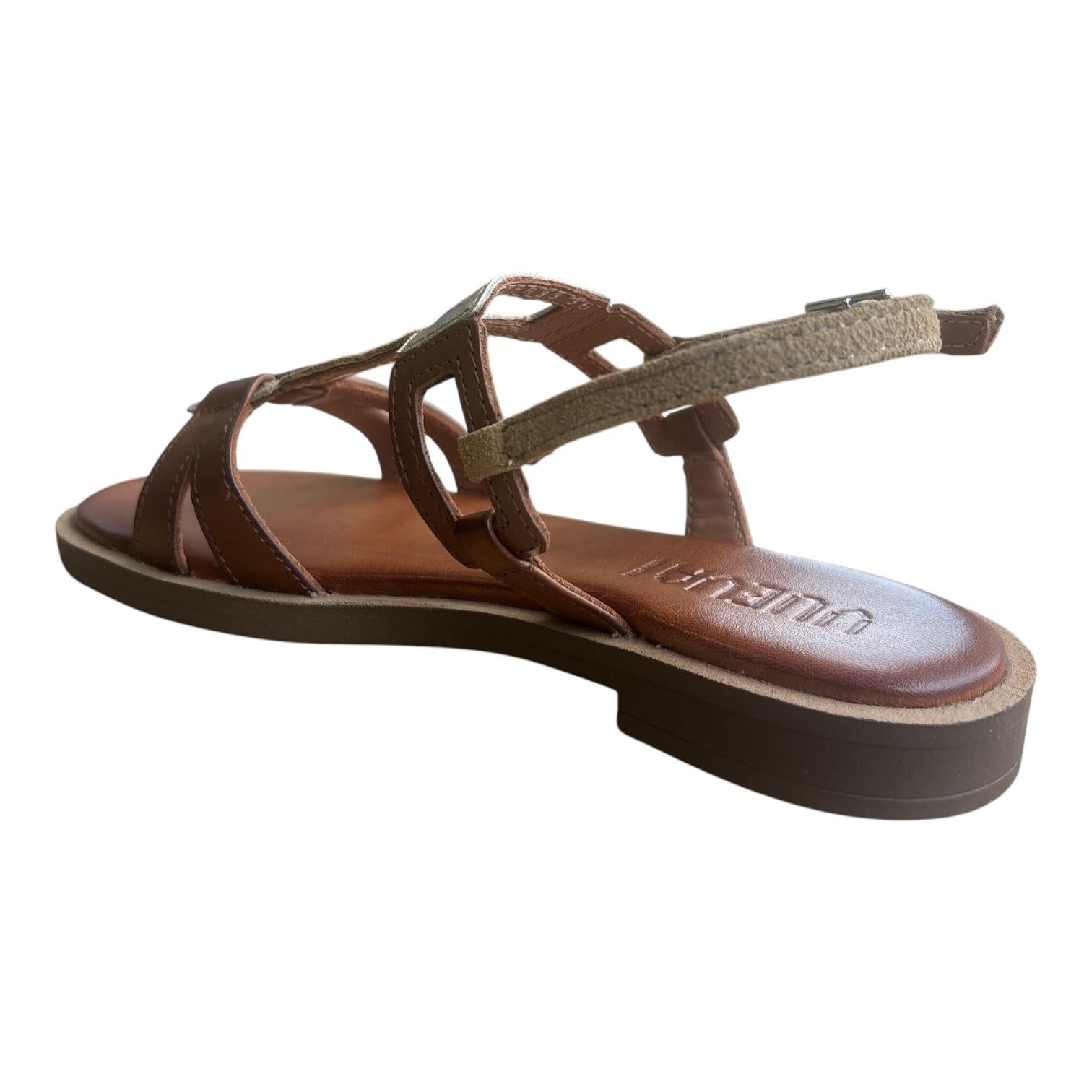 Vueva sandalo basso da donna WD425R33 marrone