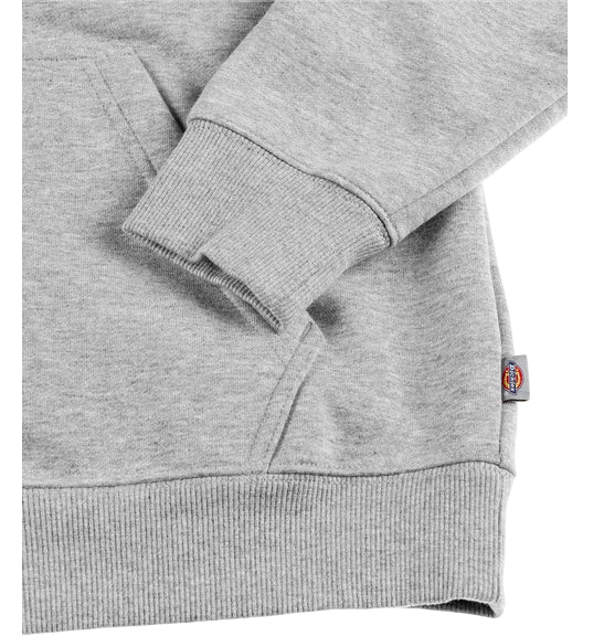 Dickies Felpa uomo con cappuccio e zip Oakpart DK0A4XD3HG01 grigio