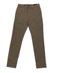 Hamaki-ho pantalone chinos da uomo slim fit in gabardina PSI1726H fango