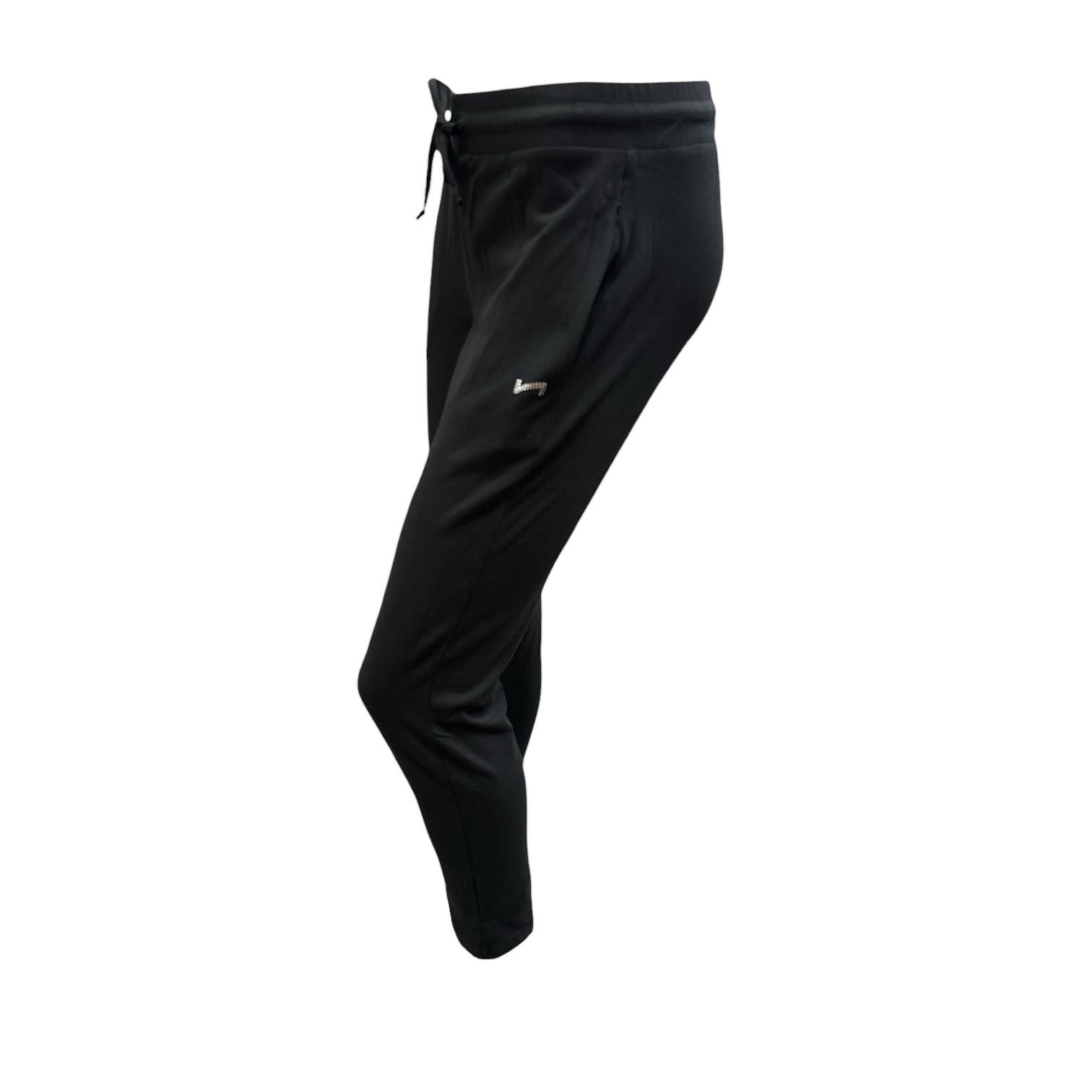 Hangar93 pantalone da uomo in cotone jersey Z234U Nero