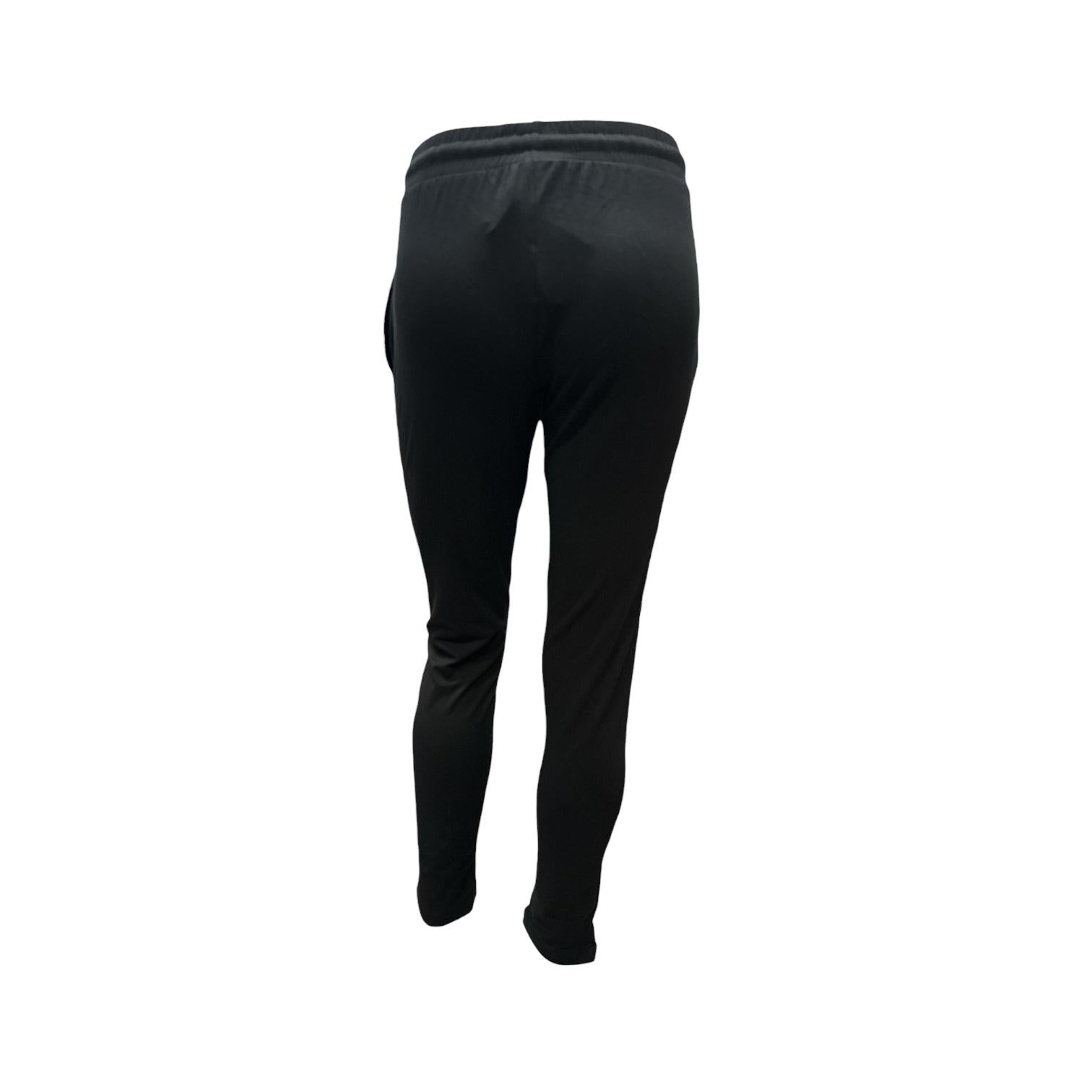 Hangar93 pantalone da uomo in cotone jersey Z234U Nero