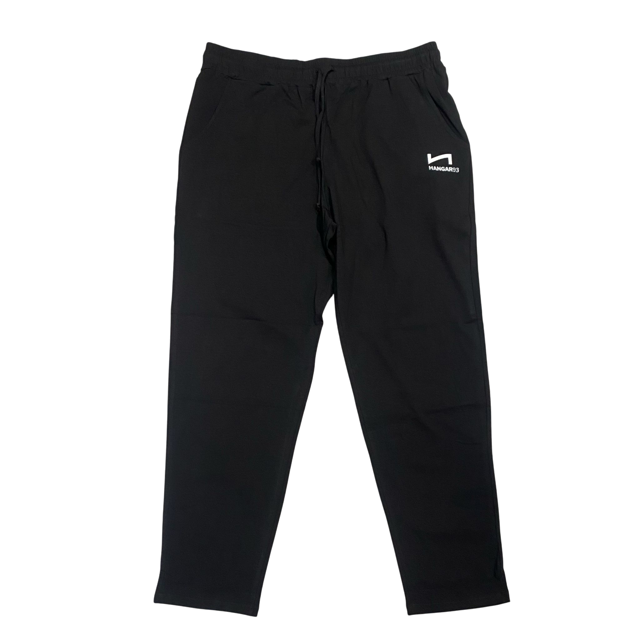 Hangar93 pantalone sportivo da uomo  in cotone jersey Over Size z234U1 NRO02 nero
