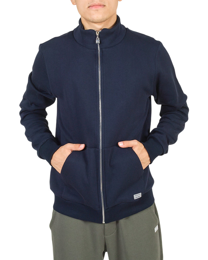 Hangar - Felpa Uomo Z416UBLU01 Blu con Cerniera Intera