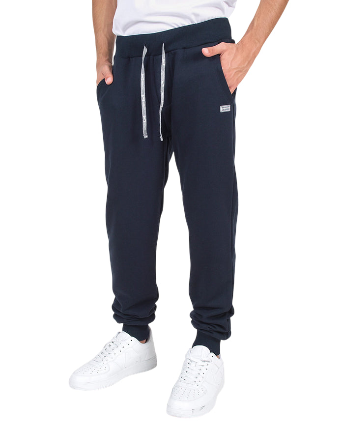 Hangar - Pantalone Uomo Z415U1NRO01 Blu in Felpa