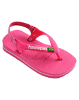 Havaianas ciabatta infradito Baby Brasil Logo II 4140577-8418 rosa fucsia-bianco