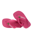 Havaianas ciabatta infradito Baby Brasil Logo II 4140577-8418 rosa fucsia-bianco