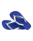 Havaianas ciabatta infradito da uomo Brasil Logo 4110850-2711 blu