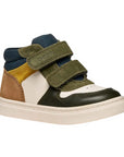 Geox Nashik Sneakers con strappo bimbo B465NA08522C1M3X beige-verde