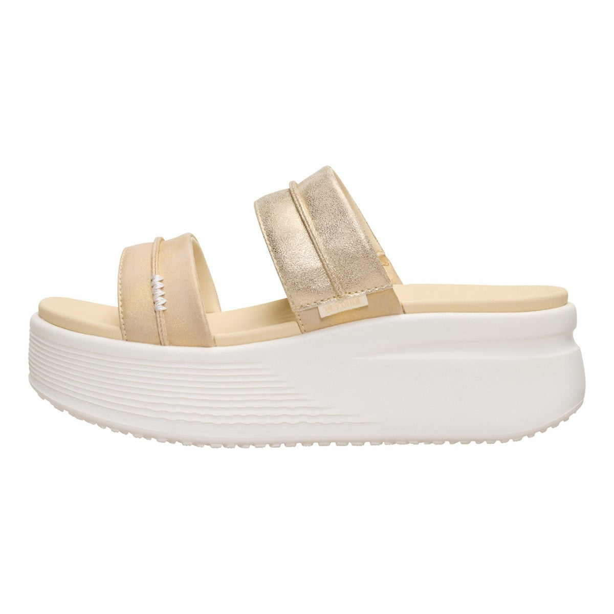 Hey Dude Austin Slide Classic Donna Champagne Metallizzato - 45256-9JU