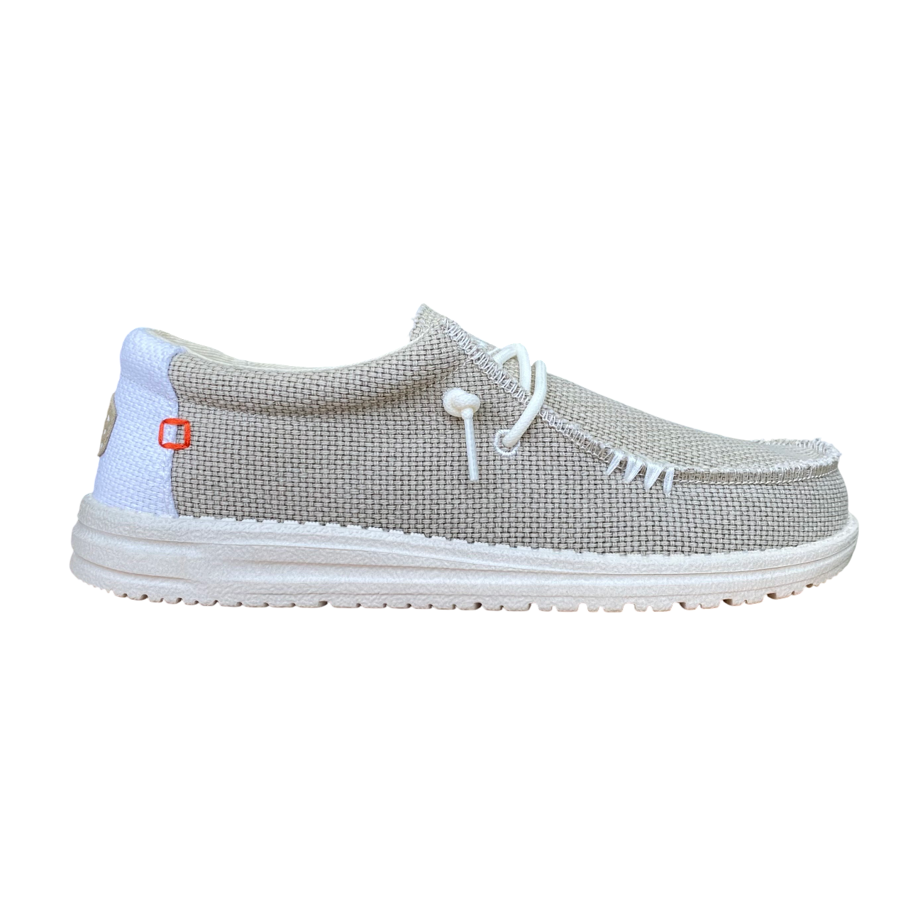 Hey Dude scarpa con tomaia in tessuto da uomo Wally braided 40003-1LB bianco porco