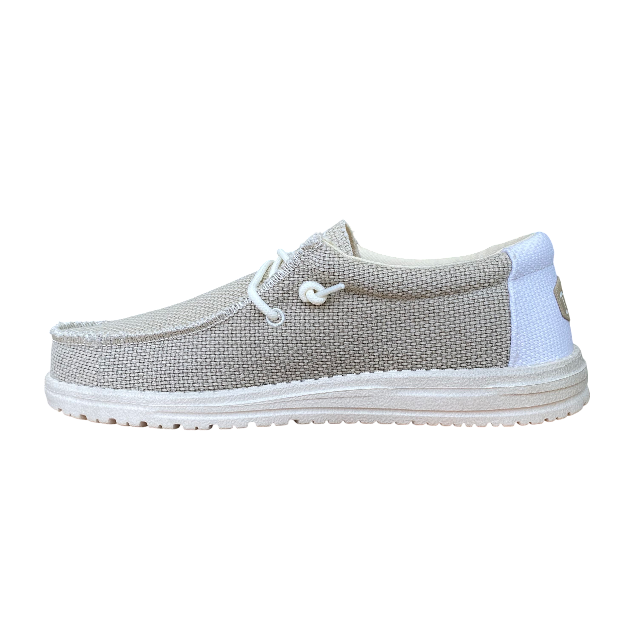 Hey Dude scarpa con tomaia in tessuto da uomo Wally braided 40003-1LB bianco porco