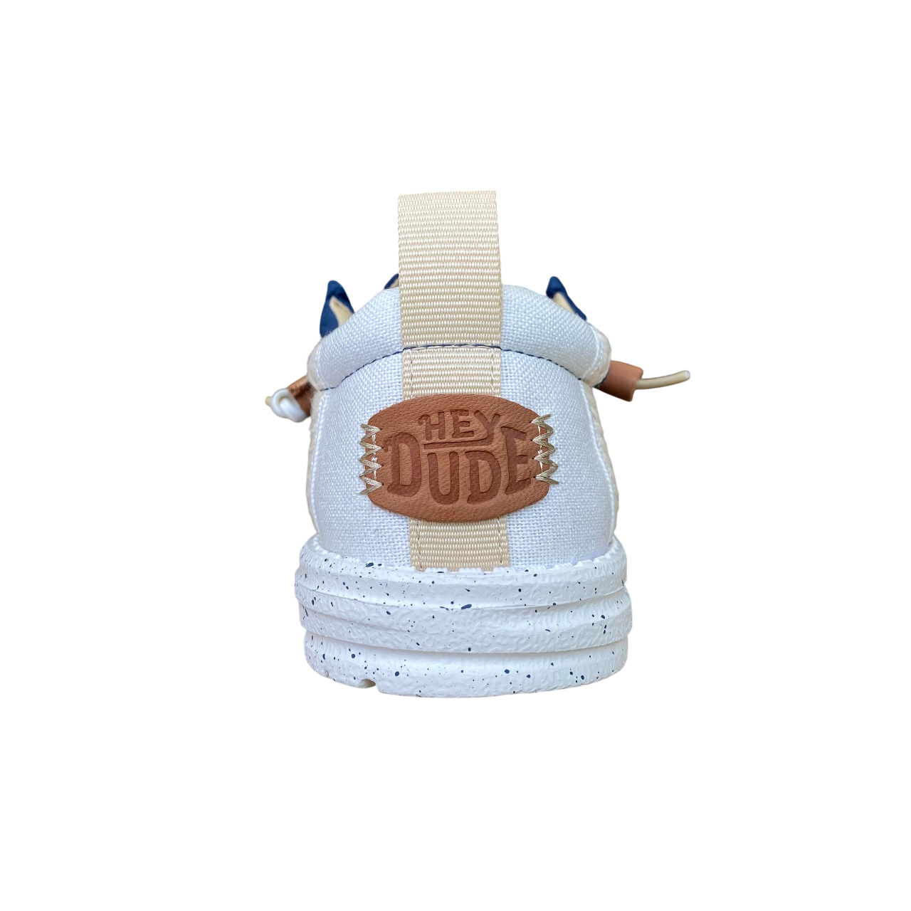 Hey Dude scarpa con tomaia in tessuto da uomo Wally summer linen 43086-4UA blu-bianco