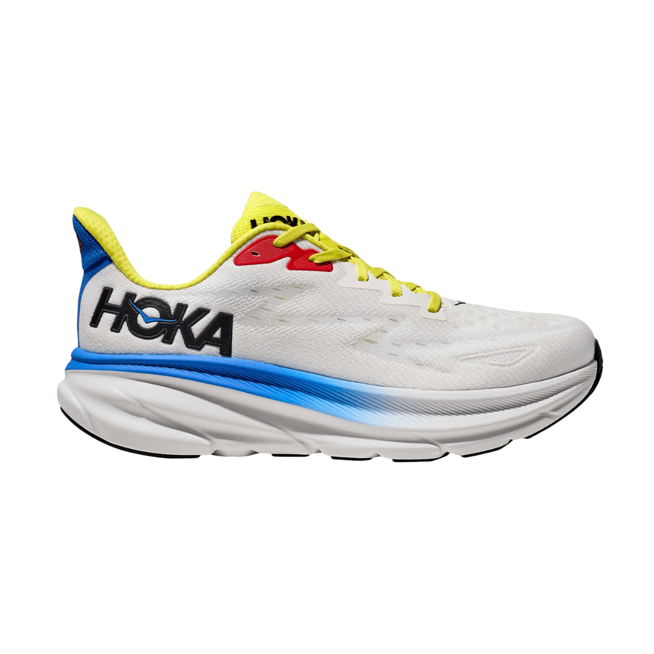 Hoka One One scarpa da corsa da uomo Clifton 9 1127895/BVR bianco-azzurro