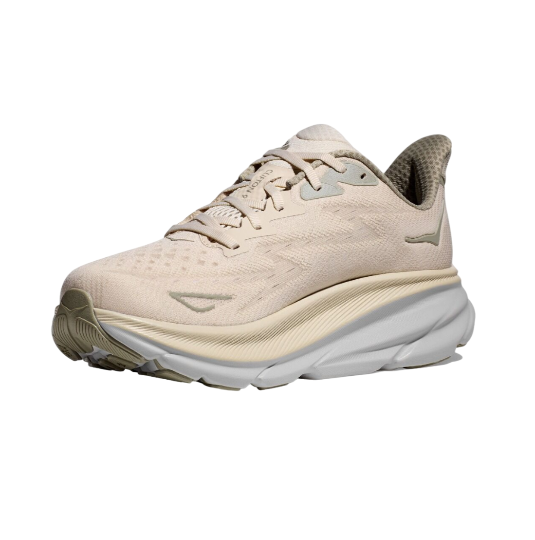 Hoka One One scarpa da corsa da uomo Clifton 9 1127895/OKB latte di avena-orzo