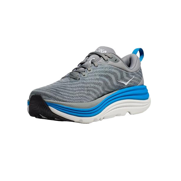 Hoka One One scarpa da corsa da uomo Gaviota 5 1127929/LDVB grigio pietra-azzurro