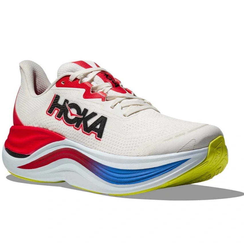 Hoka One One scarpa da corsa da uomo Skyward X 1147911/BVR bianco-blu-rosso