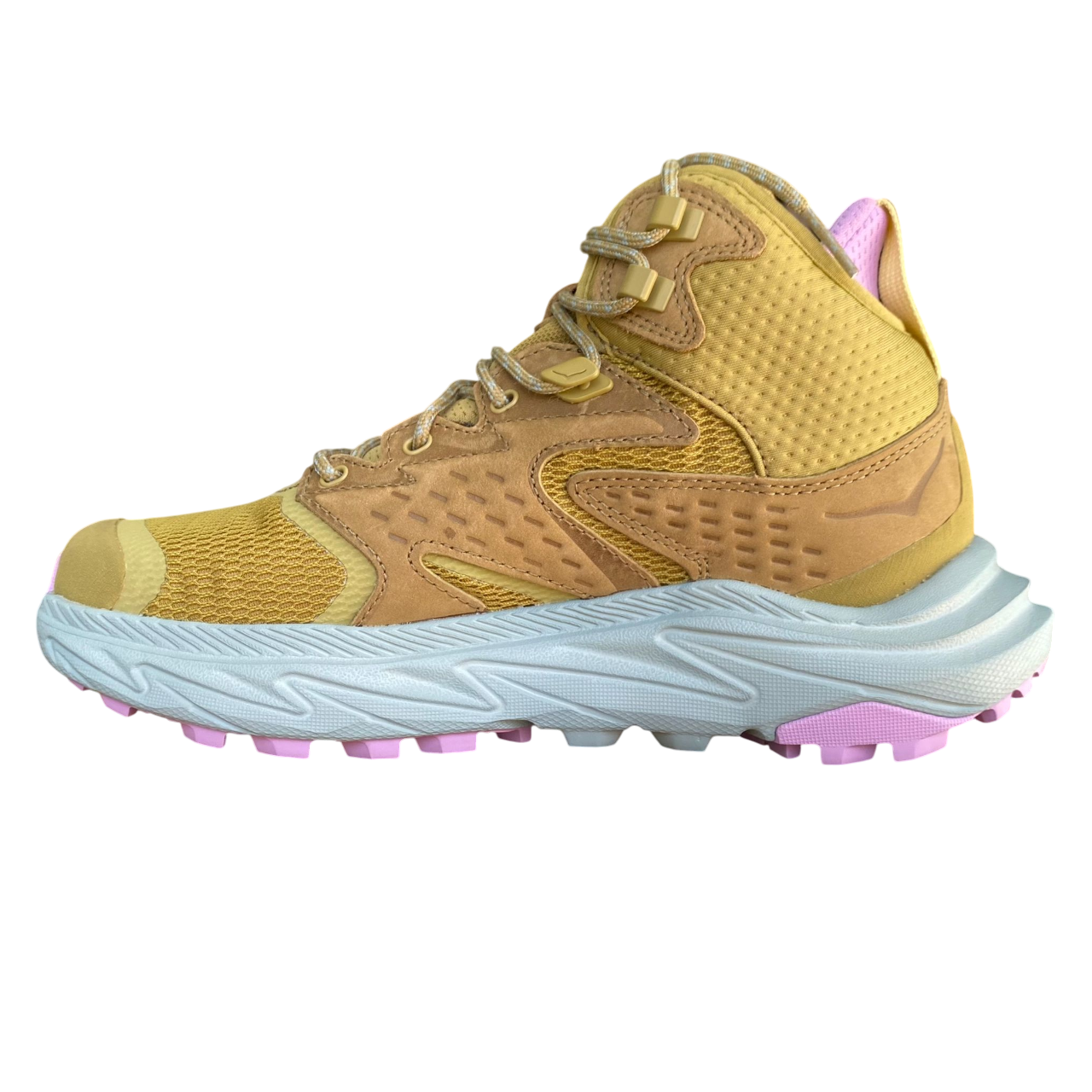 Scarpe da trekking impermeabili Hoka One One Anacapa 2 Mid con tecnologia GORE-TEX per escursioni outdoor, vista laterale interna