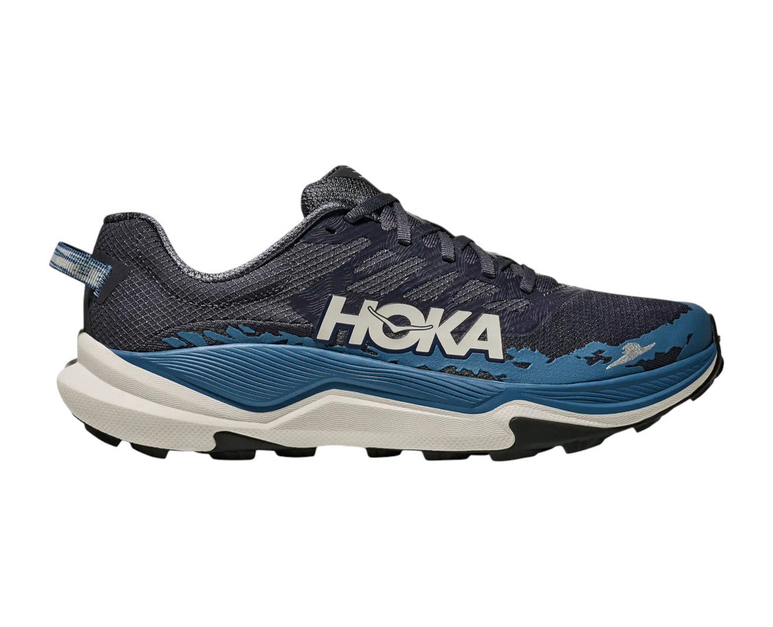 Hoka One One Torrent 4 1155115/CYF Grigio-Blu – Scarpa trail uomo, ammortizzazione, traspirabilità, leggerezza fronte