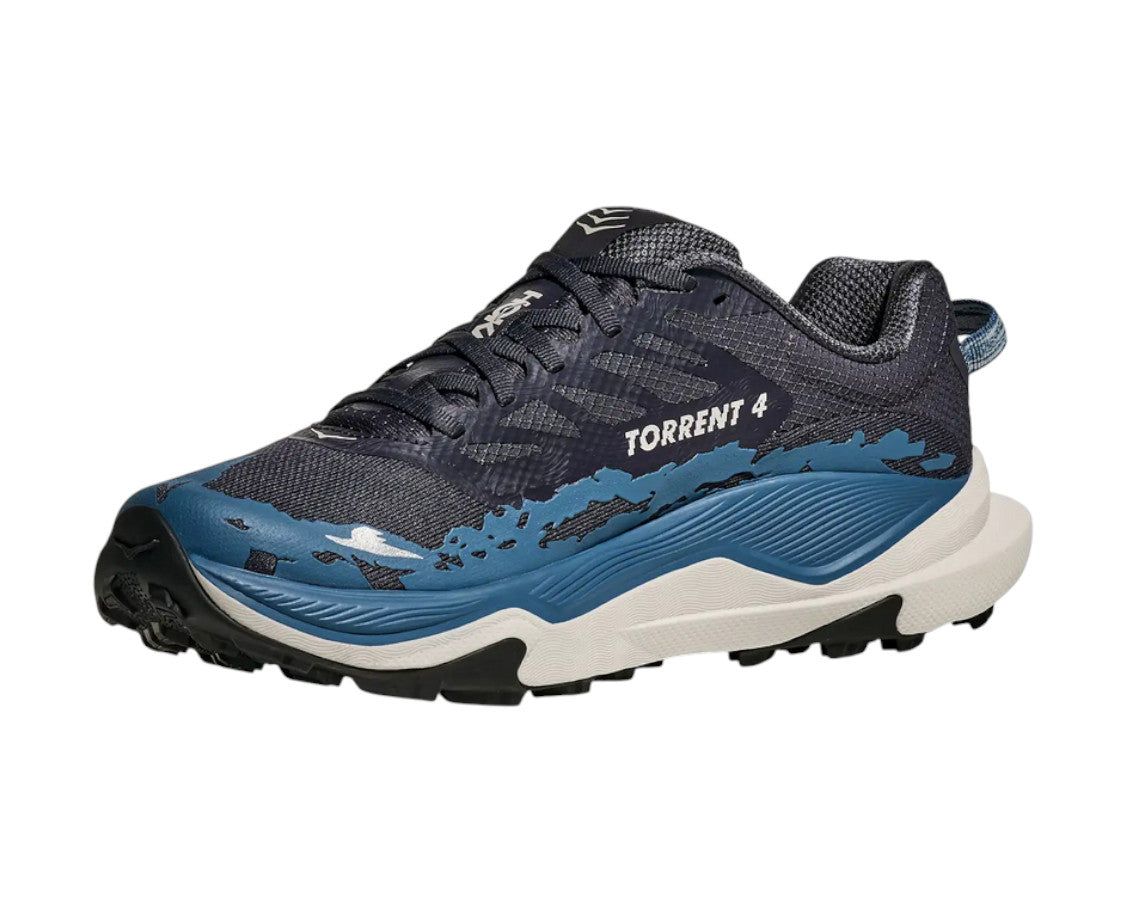 Hoka One One Torrent 4 1155115/CYF Grigio-Blu – Scarpa trail uomo, ammortizzazione, traspirabilità, leggerezza l