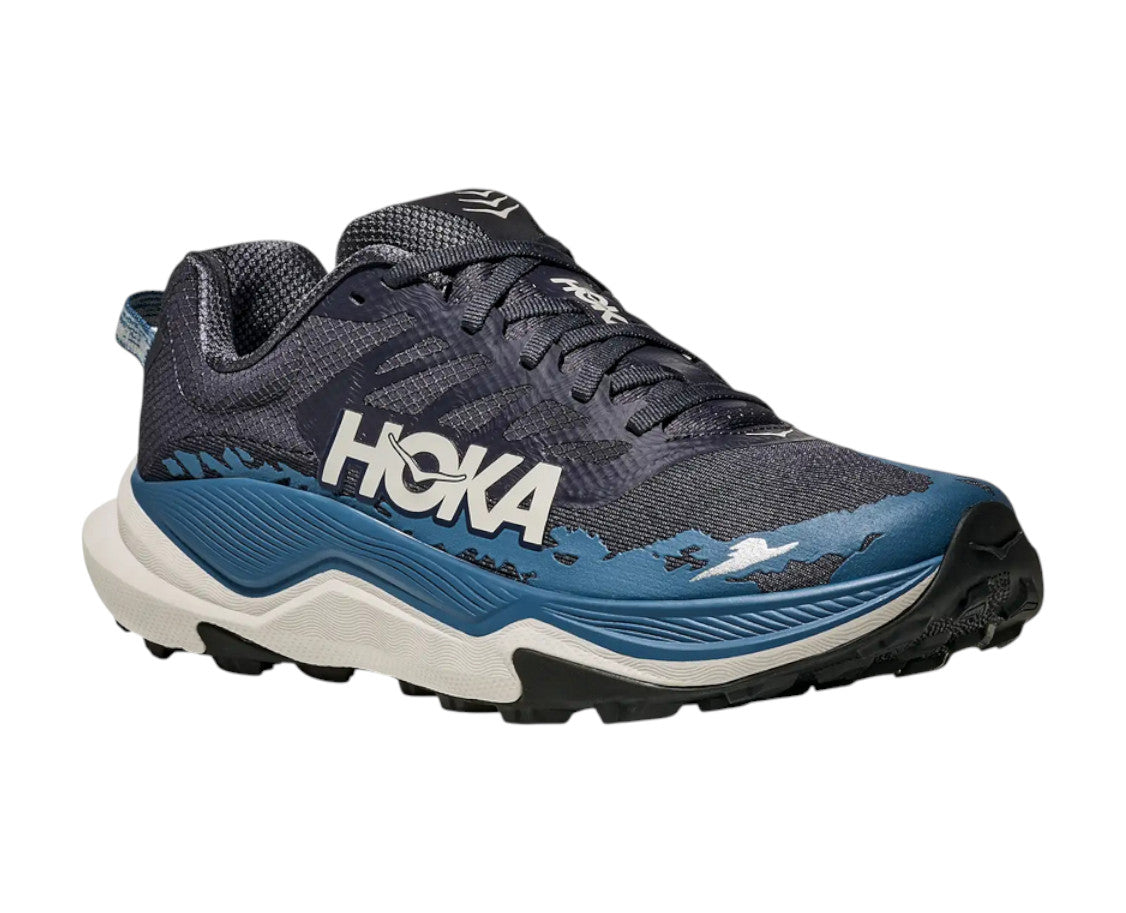 Hoka One One Torrent 4 1155115/CYF Grigio-Blu – Scarpa trail uomo, ammortizzazione, traspirabilità, leggerezza laterale