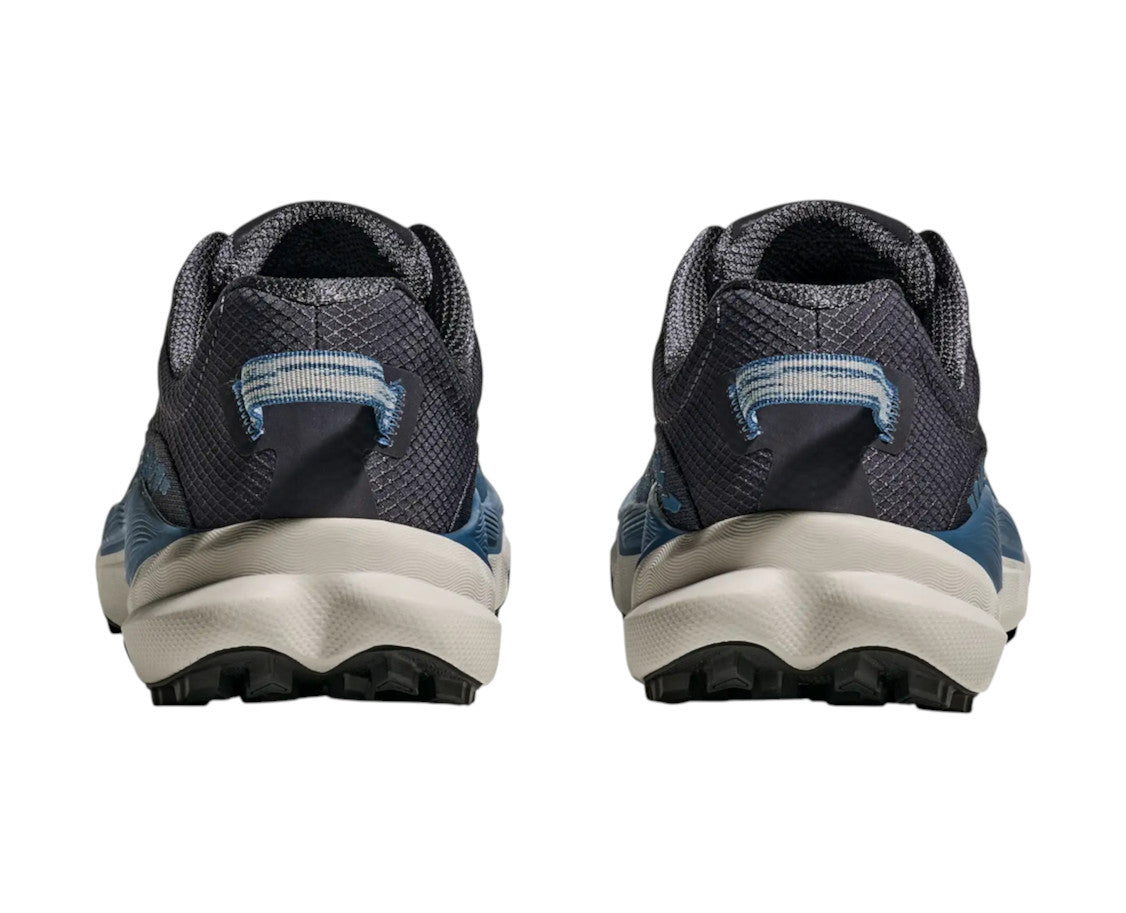 Hoka One One Torrent 4 1155115/CYF Grigio-Blu – Scarpa trail uomo, ammortizzazione, traspirabilità, leggerezza retro