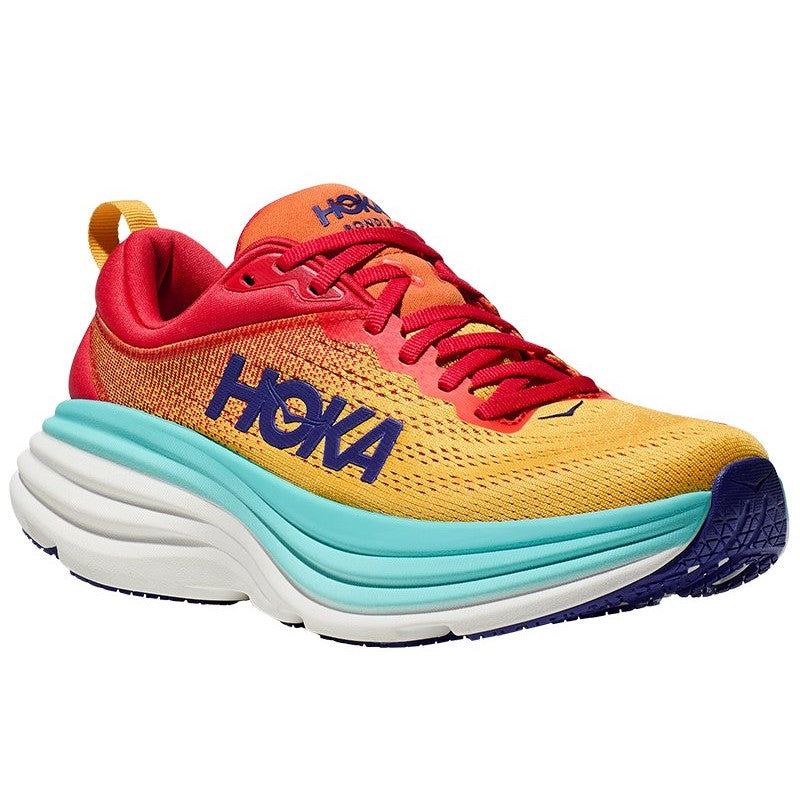 Hoka One One scarpa da corsa da uomo Bondi 8 1123202/CRSCL cerise-arancio 2