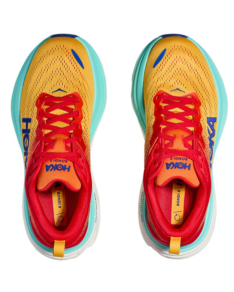 Hoka One One scarpa da corsa da uomo Bondi 8 1123202/CRSCL cerise-arancio 3