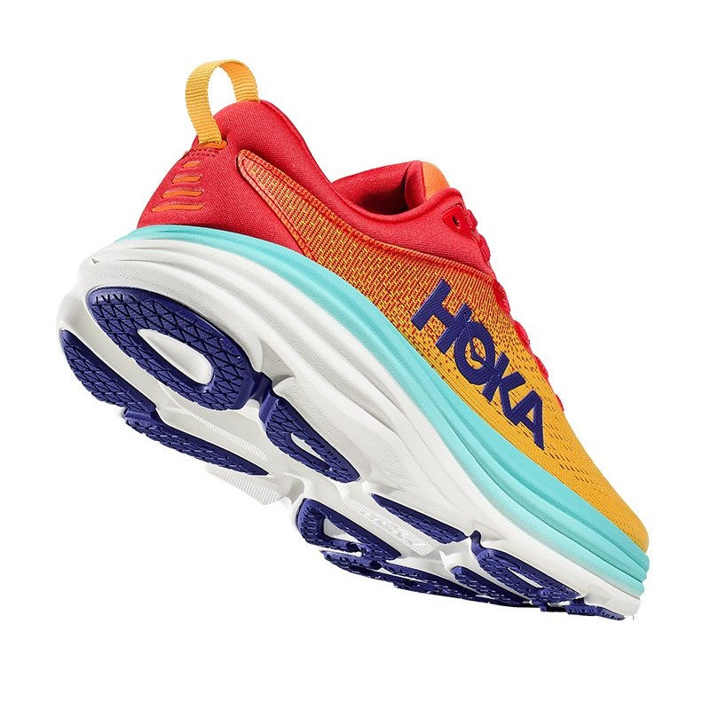 Hoka One One scarpa da corsa da uomo Bondi 8 1123202/CRSCL cerise-arancio 4