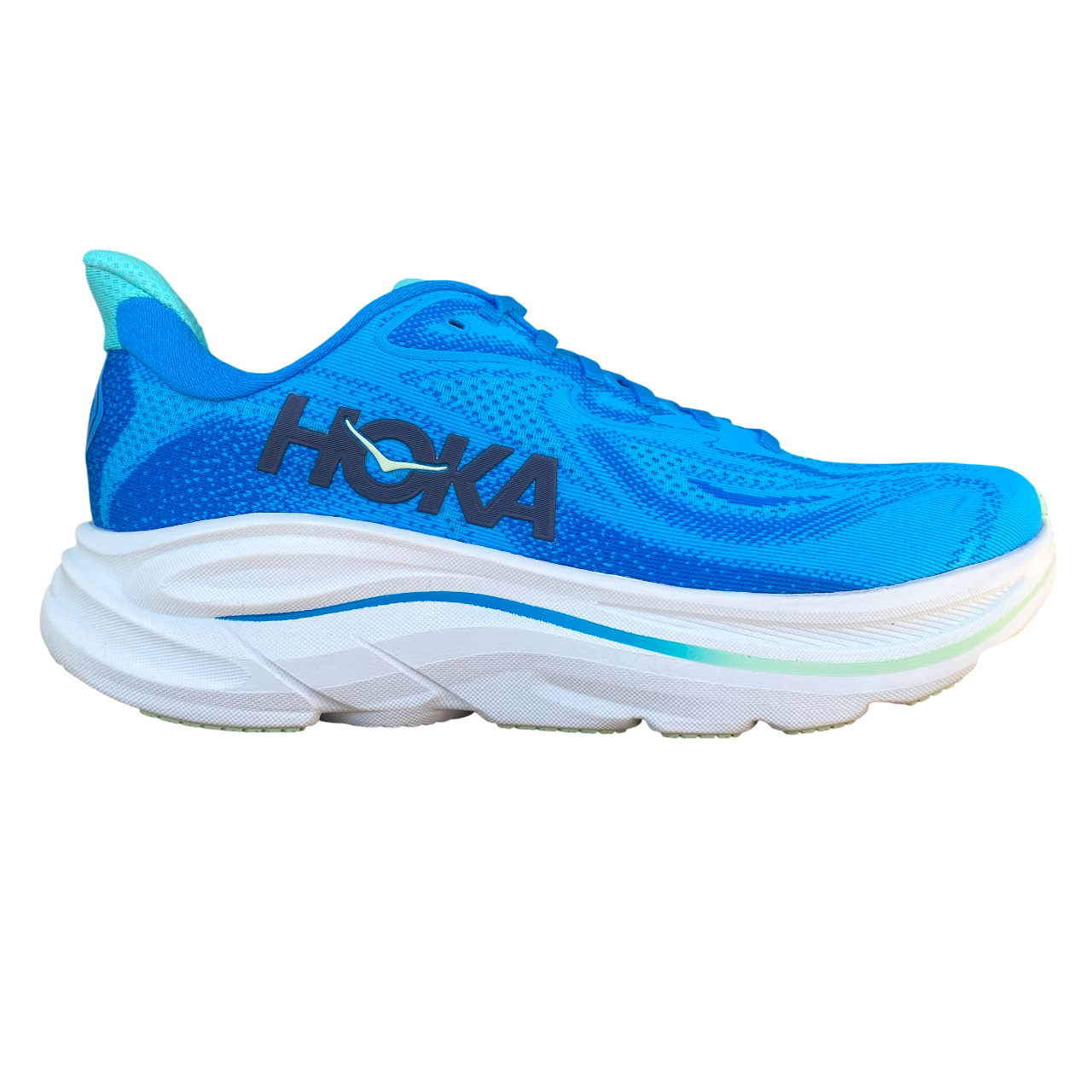 Hoka One One scarpa da corsa da uomo Clifton 10 1162030-HSK blu-cielo