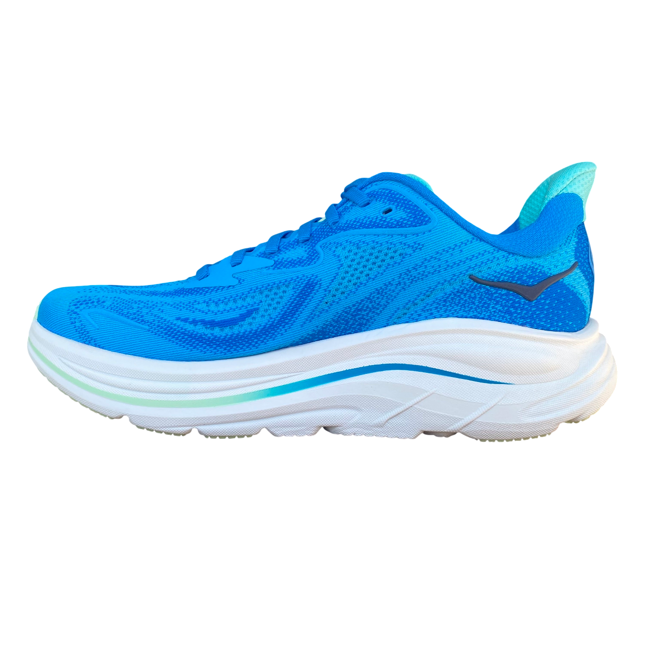 Hoka One One scarpa da corsa da uomo Clifton 10 1162030-HSK blu-cielo