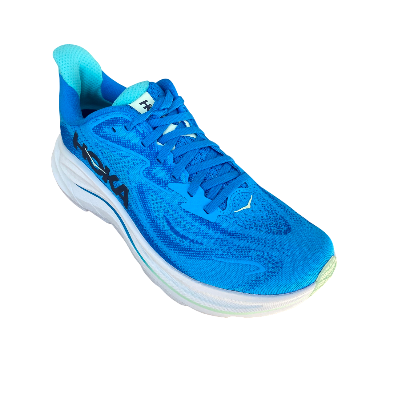 Hoka One One scarpa da corsa da uomo Clifton 10 1162030-HSK blu-cielo