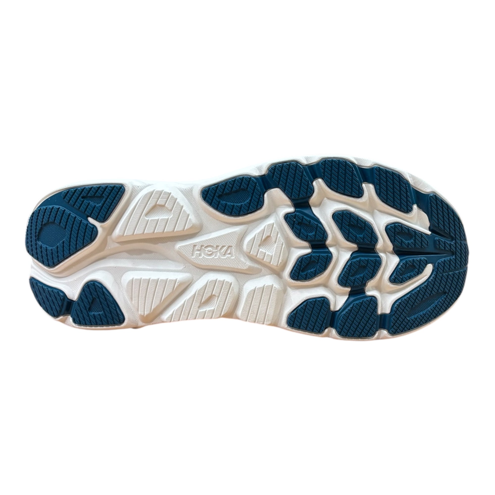 Hoka One One scarpa da corsa da uomo Clifton 10 1162030/YDT gialla vista suola